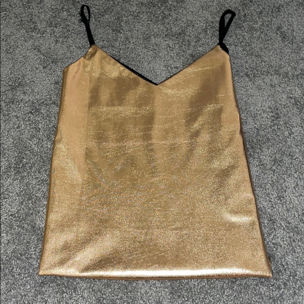 Gold shirt